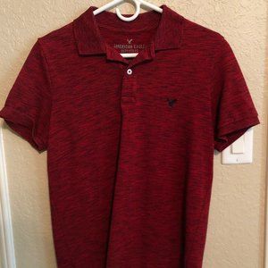 Red American Eagle Polo - Small